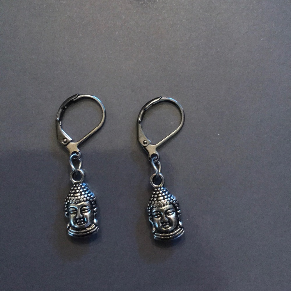 Buddha Head Earrings